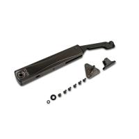 Подъемный механизм поворотный для фасада EVA Lift FLAP SOLO (M) KM1200-1750 H240-500 мм цвет черный никель фото