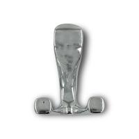 Крючок мебельный трехрожковый EVA UFO цвет хром PC фото