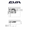 Навес мебельный EVA 801 для корпуса верхнего яруса шкафа на футорках 85 кг фото