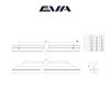 Ручка-профильная EVA LINE PRO / 1056мм (L=1197мм) черный матовый MBA фото