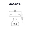 Ручка-кнопка мебельная EVA DMZ-11061 цвет бронза состаренная ABV фото