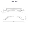 Ручка-скоба мебельная EVA VICTORY 96 мм цвет черный матовый BLmatt фото