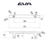 Ручка-рейлинг мебельная EVA VERGE 128 мм L=172 мм цвет белый матовый WTmatt фото