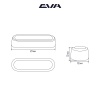 Крючок мебельный однорожковый EVA HI-TECH цвет черный матовый MBA фото
