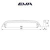 Ручка-скоба мебельная EVA ECLECTIC 160 мм цвет черный матовый BLmatt фото